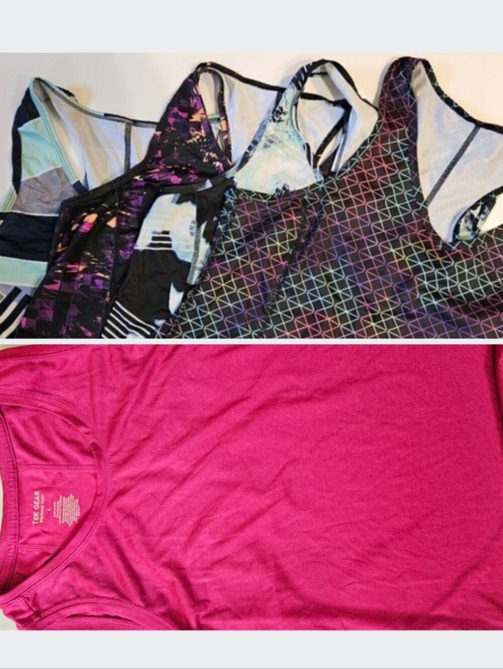 5 Sport Multicolor Racerback Tank Tops